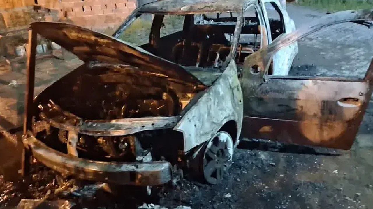 Korgan’da Sendika Başkanının Aracı Ateşe Verildi: Polis Araştırmalara Başladı